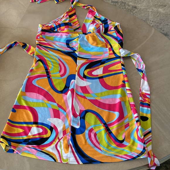 Papillon blanc halter top - Picture 3 of 3